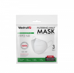 Medrull Filtering Half Mask CC-02 FFP2 hengityssuojain 3 kpl